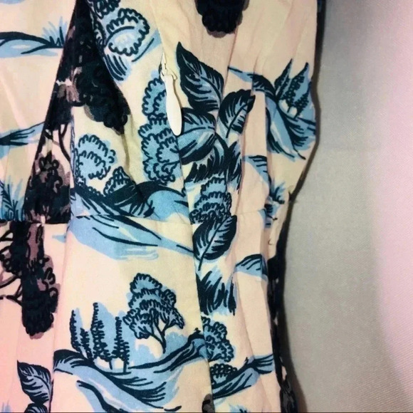 🆕Senlis Women Valentine Button Front Mulvari Floral Puff Sleeve Maxi Dress XS🆕 - Picture 11 of 16